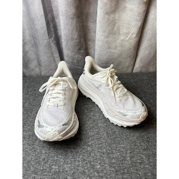 Hoka One One Stinson 7 Triple White 1141530-WWH Men Sz 5B - Picture 7 of 11